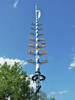 Der Maibaum in Bad Aibling