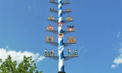 Der Maibaum in Bad Aibling