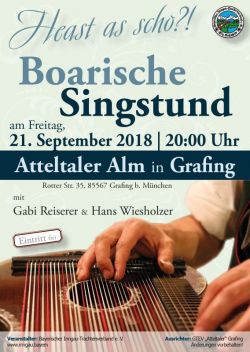 Einladung zur Singstund