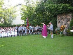 Pfarrer Kraus und 2. Gauvorstand Pankraz Perfler