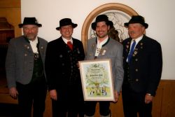 Georg Schinnagl, Armin Schmid, Sebastian Fink und Peter Huber