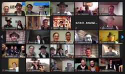 ein Teil der Teilnehmer an der virtuellen Jugendleiter- und Vorplatterversammlung